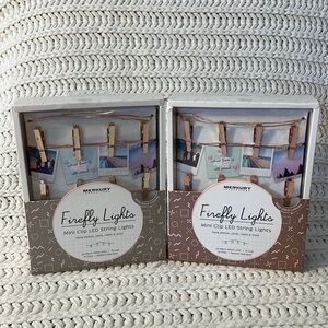 2-pack of New Firefly Lights Mini Clip LED String: 72 LEDs, 32 Clips, 30 Feet